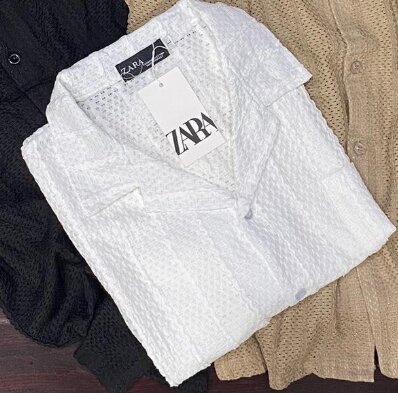 Zara Shirts for men in white