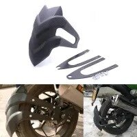 MOTORCYCLE CARBON FIBER SPLASH GUARD - SHORT FENDER