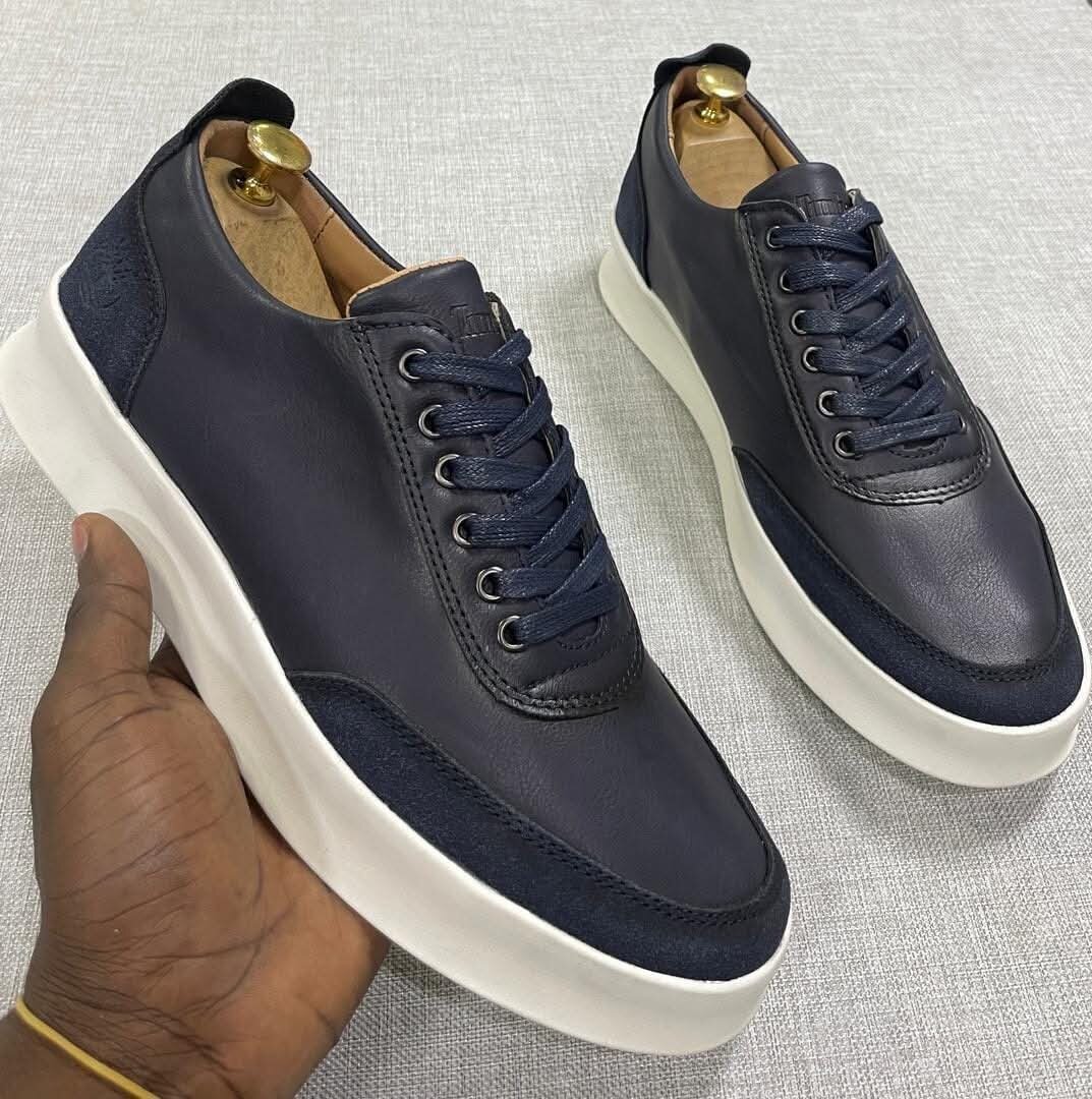 Sneakers en cuir élégants