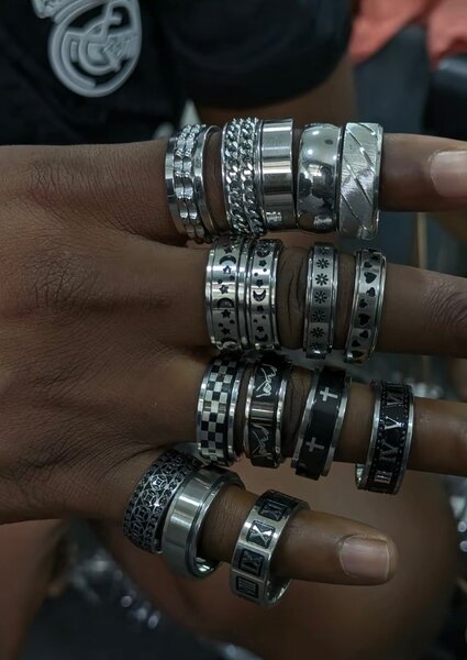 Gothic Stainless Steel Rings