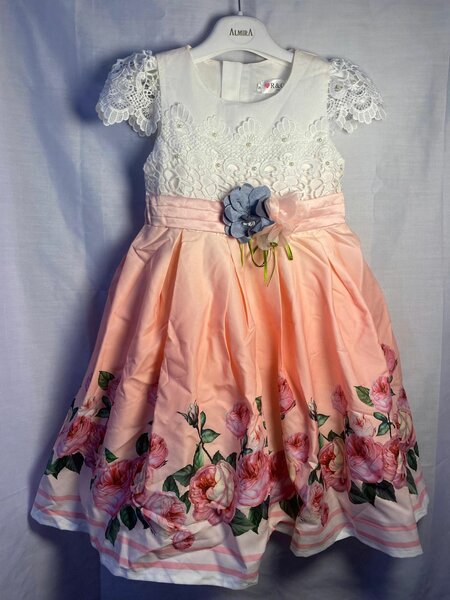 Robe Fille Élégante Fleurie