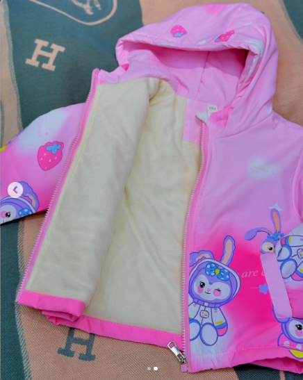 розовая куртка детская
