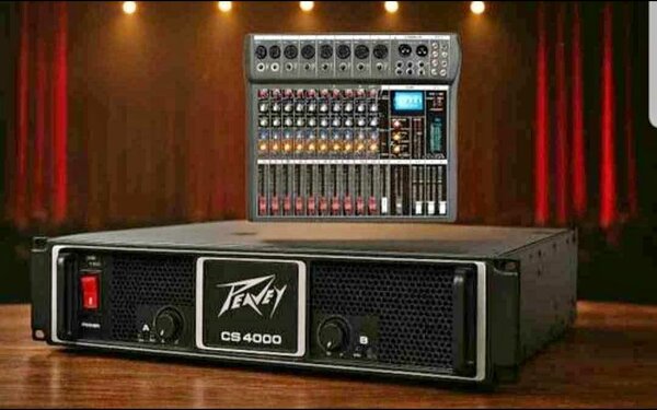 Ampli peavey + mixage 8 canaux