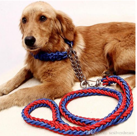 Laisse Nattée Etrangleur Pour Grand Chien