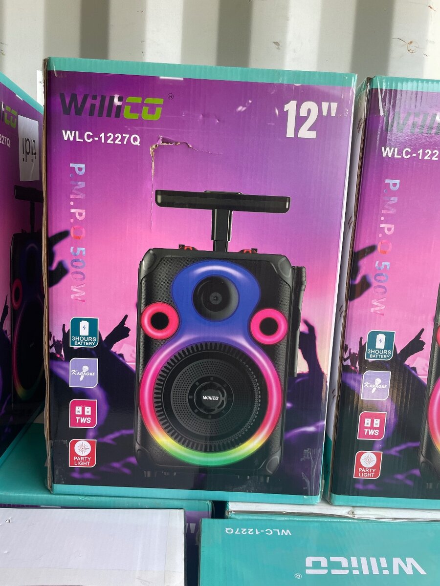 Haut-parleur portable LED