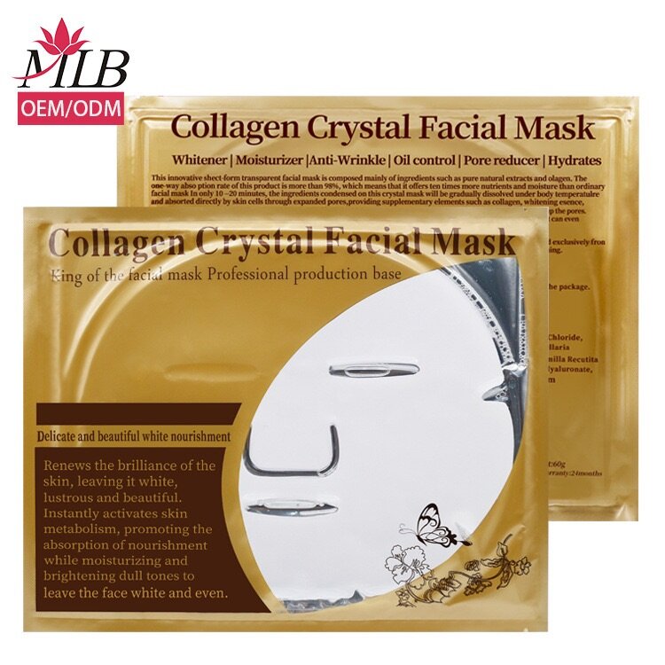 Collagen crystal face mask