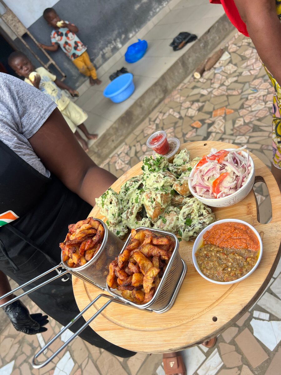 1 poulet et demi + alloco + aT