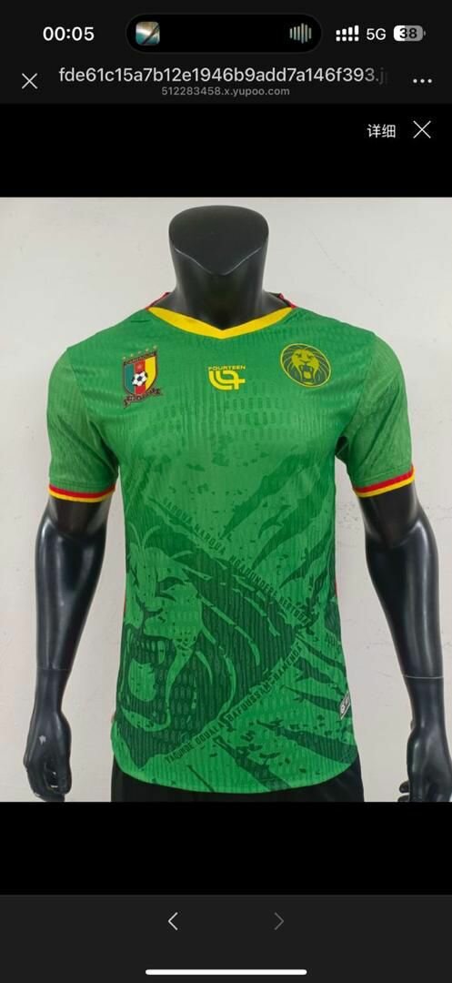 Maillot de football vert