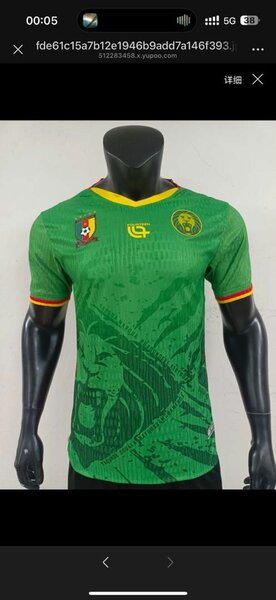 Maillot de football vert