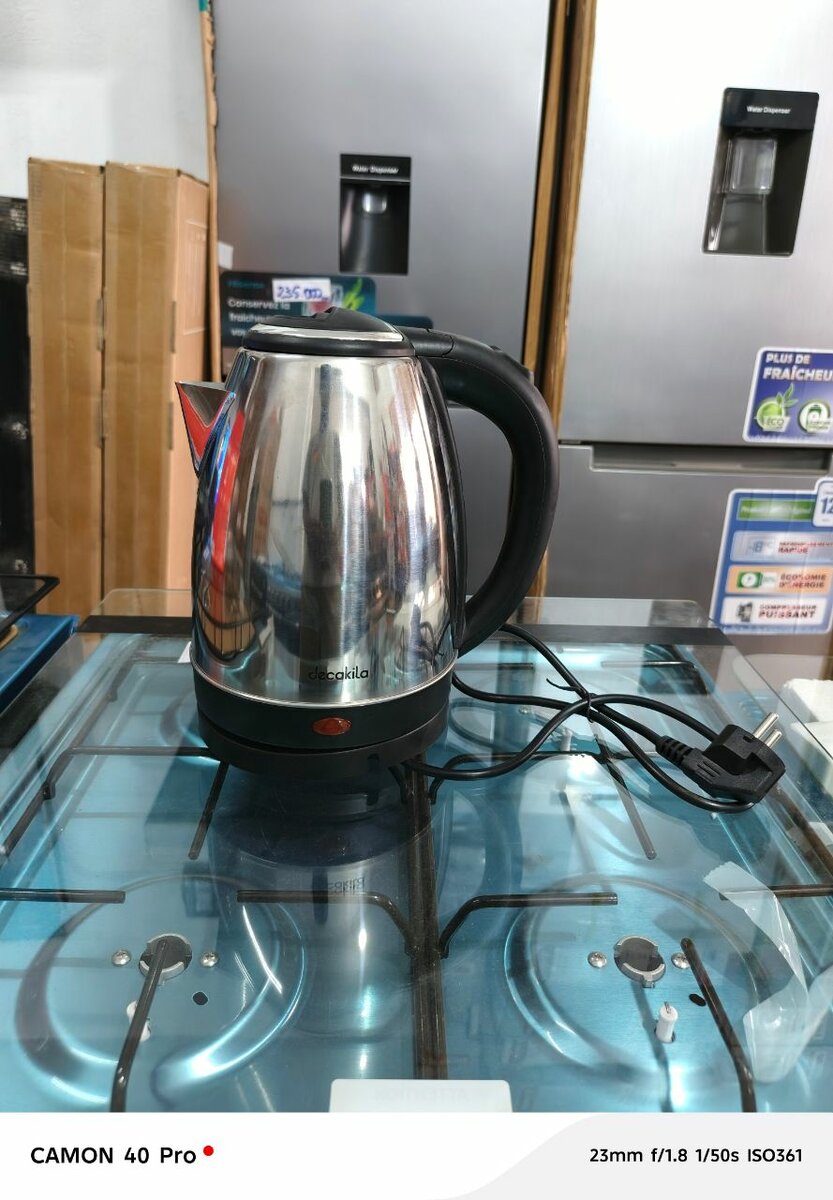 Bouilloire Électrique Inox 1.8L