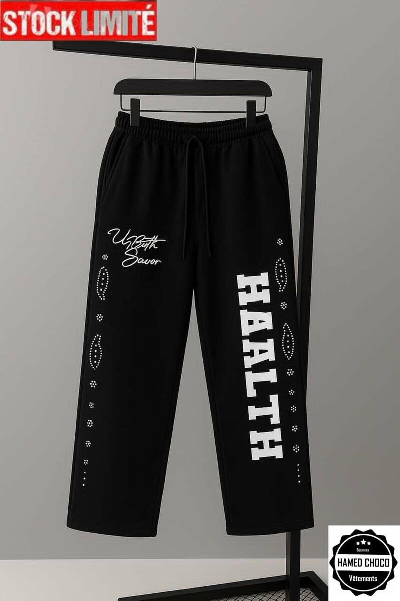 Pantalons de jogging unisexes tendance