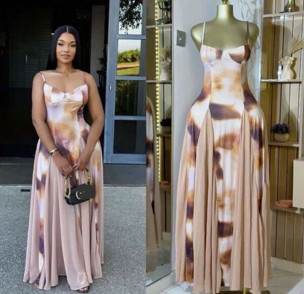 Robe longue élégante femme