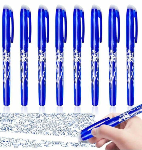 Stylo à gomme effaçable 12 pcs