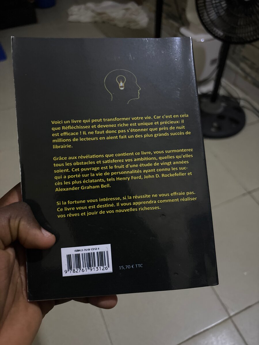 Livre Inspirant - Réfléchissez et Devenez Riche