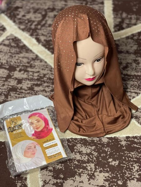 Foulard Hijab Pailleté Élégant