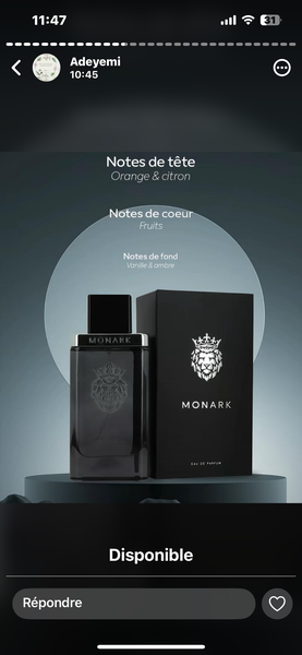 Eau de Parfum Monark Homme