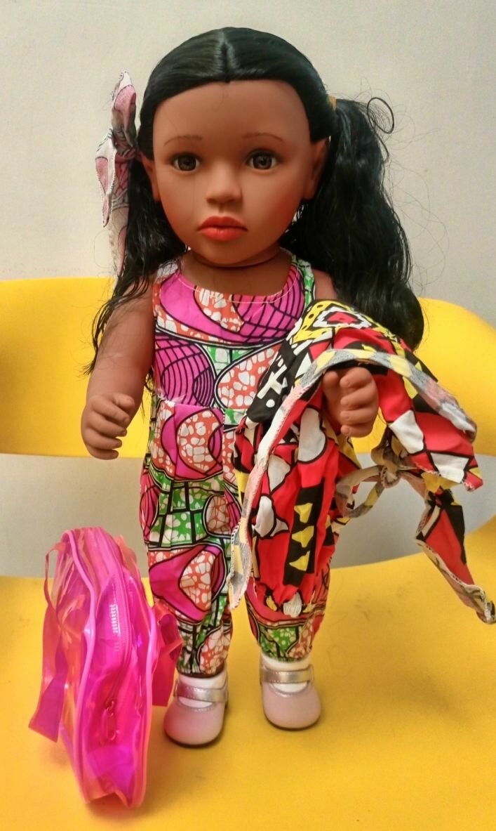 Poupée africaine 50cm