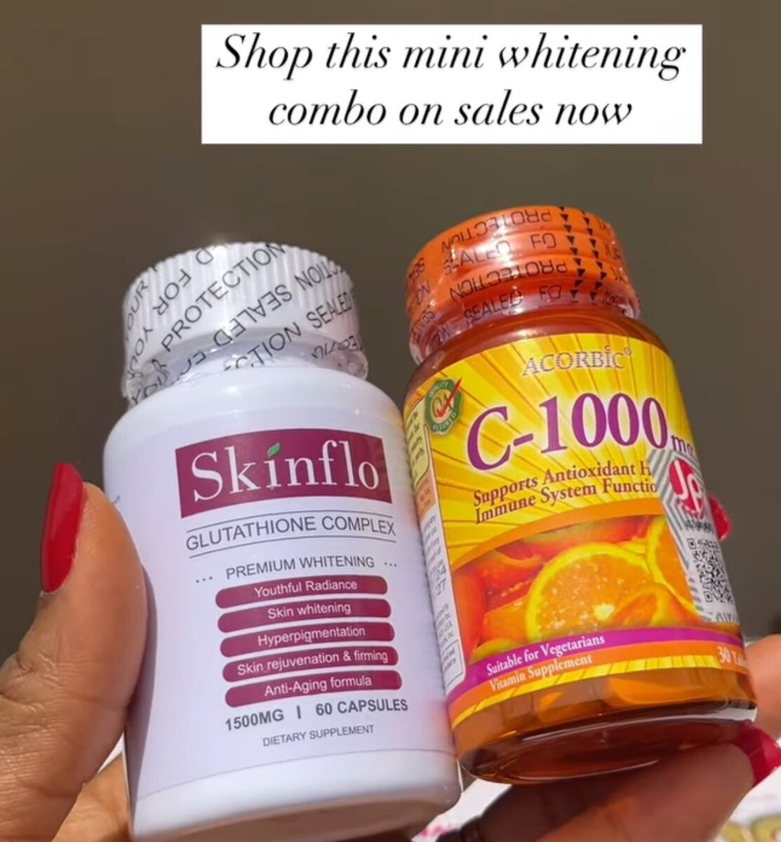 Glutathione supplements