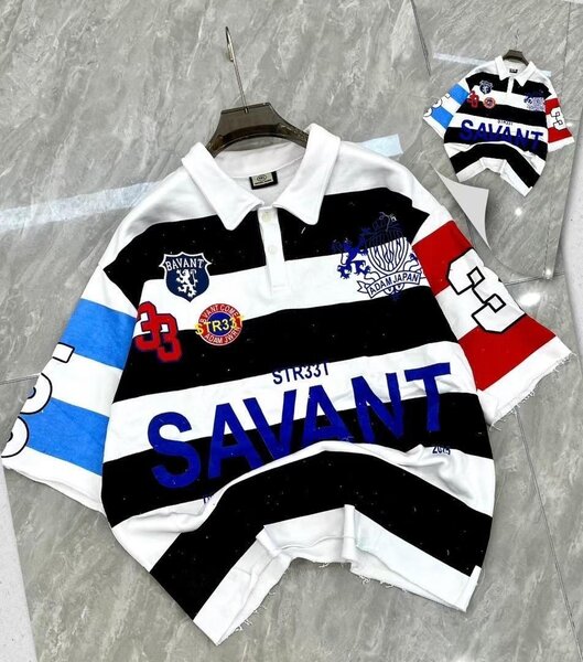 Polo Sport Décontracté Rayé