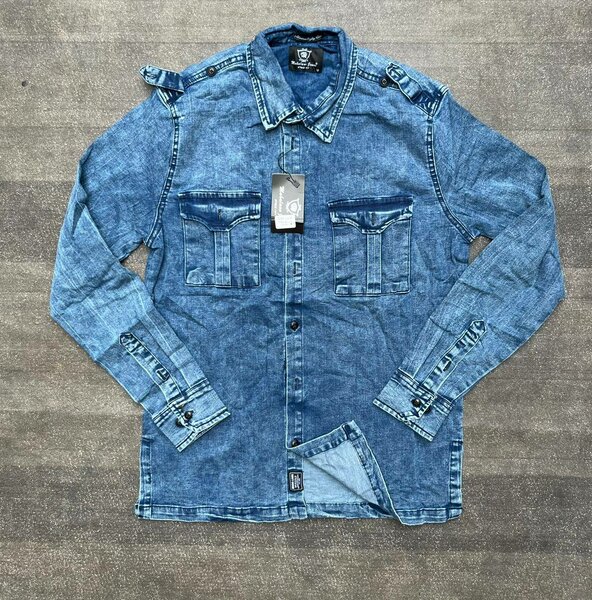 Chemise en jean décontractée
