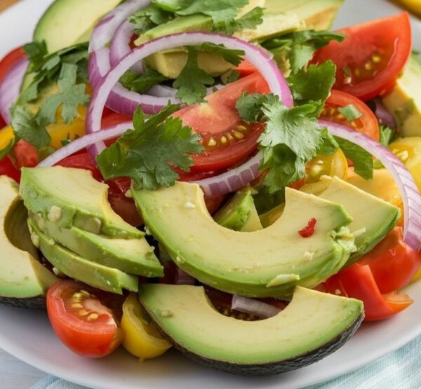 Salade d'avocat au oeuf