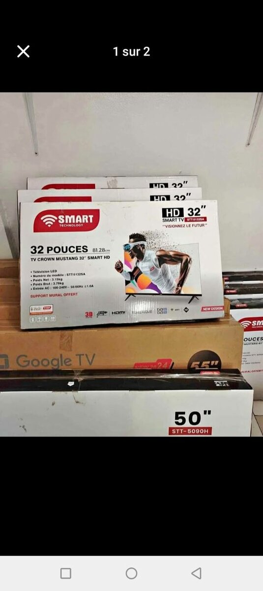 Télévision Smart 32 pouces HD