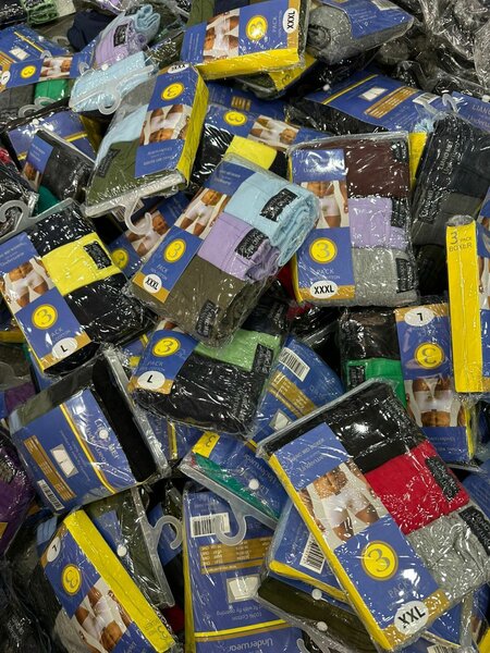 Lot de boxers colorés XXL,XL,L