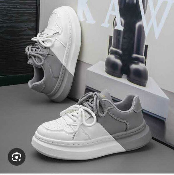 Baskets bicolores modernes