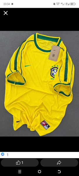 Maillot de foot Brésil jaune Nike