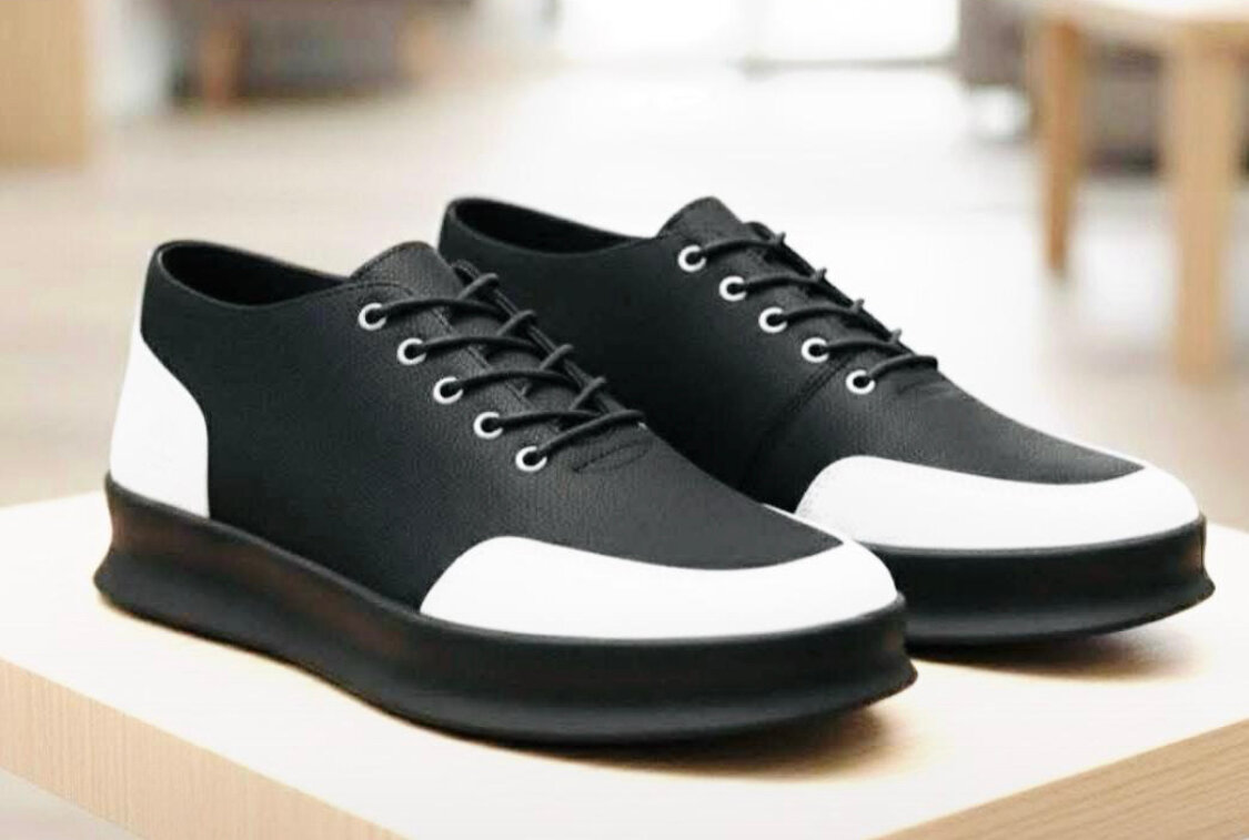 Chaussures Noir et Blanc Élégantes