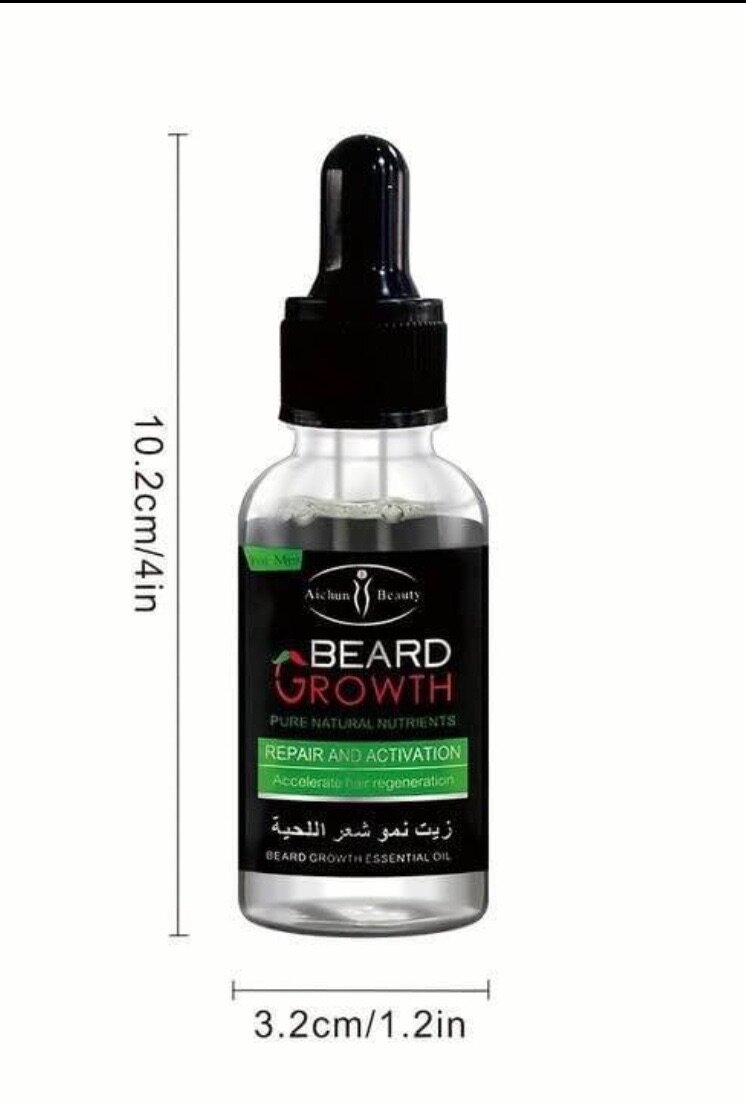 Pousse plus pour la barbe et les cheveux