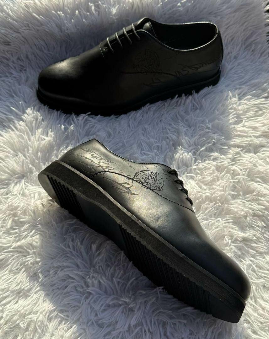 Chaussures Derby en Cuir Luxueuses