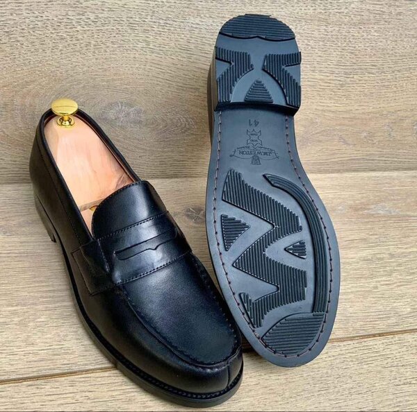 Mocassins en cuir élégants homme