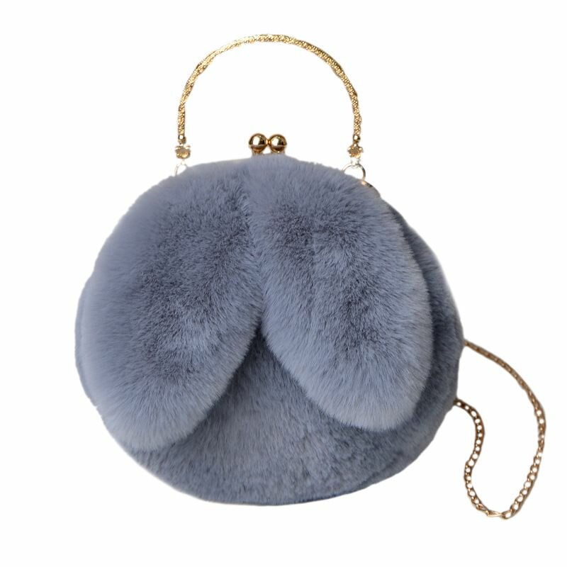 Sac à Main Peluche Rond Lapin