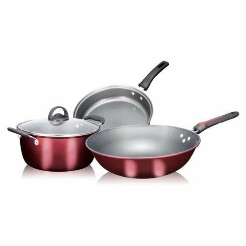 Ensemble poêle et marmite