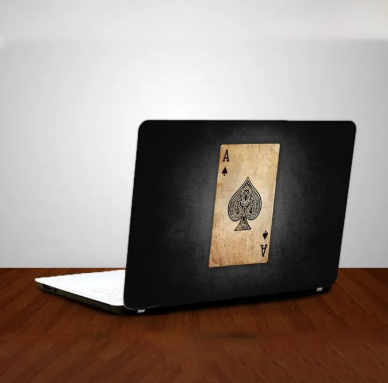 Card Laptop Back Skin Sticker-Laptop Back Skin-Laptop Skin Vinyl Sticker Decal, 13 13.3 14.6 15 15.4 15.6 inch Laptop Skin Sticker Cover For All Laptops