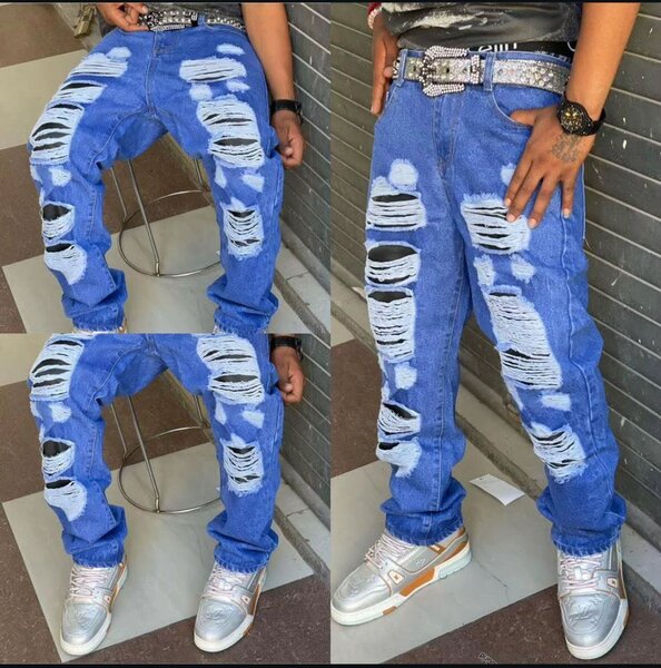 Jeans décontractés déchirés