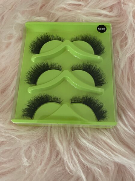 Faux cils volumineux x3