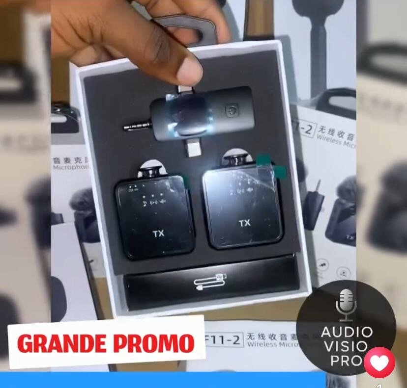 Microphone sans fil F11-2