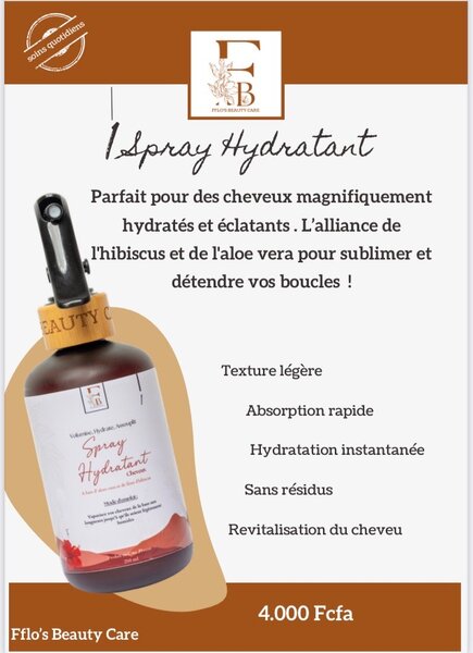 Spray Hydratant Cheveux Bouclés