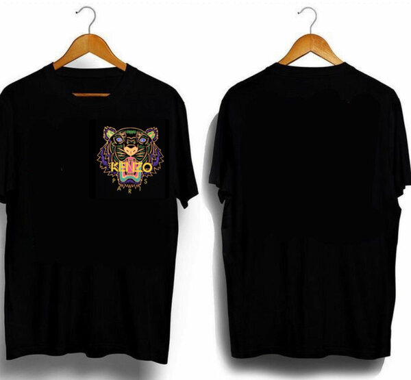 T-shirt noir Kenzo Tigre