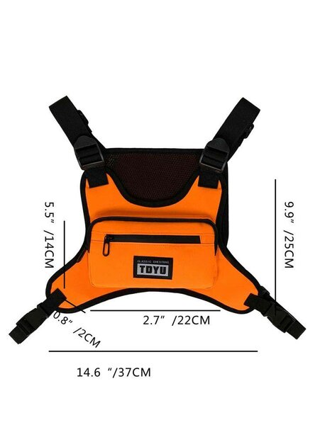 Sac banane orange TOYU pour homme