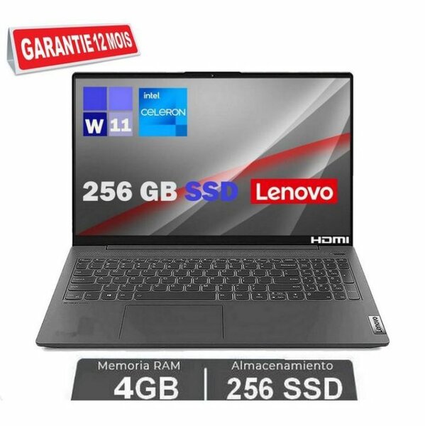Lenovo 256GB SSD 4GB RAM Ordinateur Portable