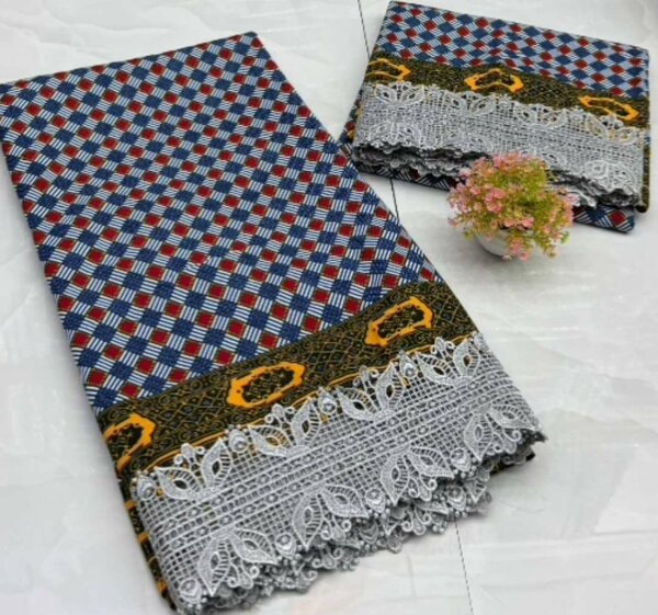 Wax Africain avec Dentelle