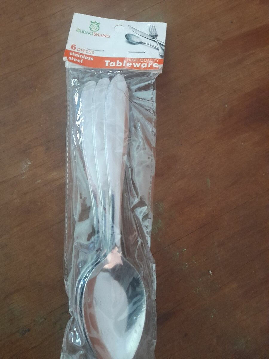 Cuillère en inox 6 pièces