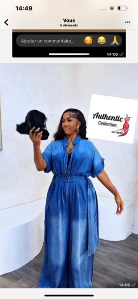 Robe en jean élégante