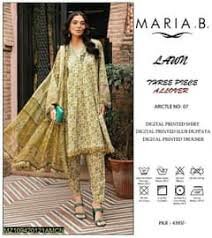 Maria B 3 pcs lawn suit