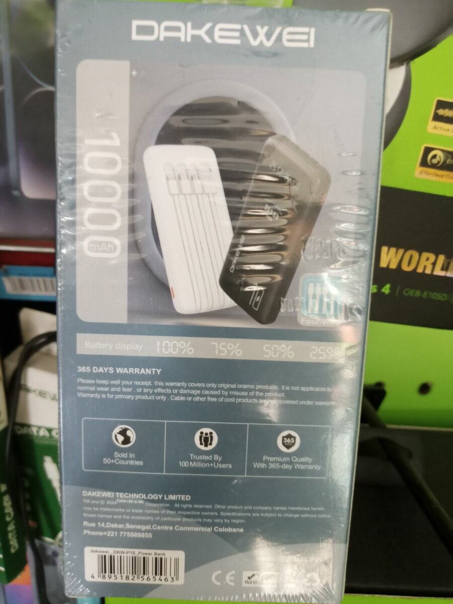 Batterie Externe Dakewei 10000mAh