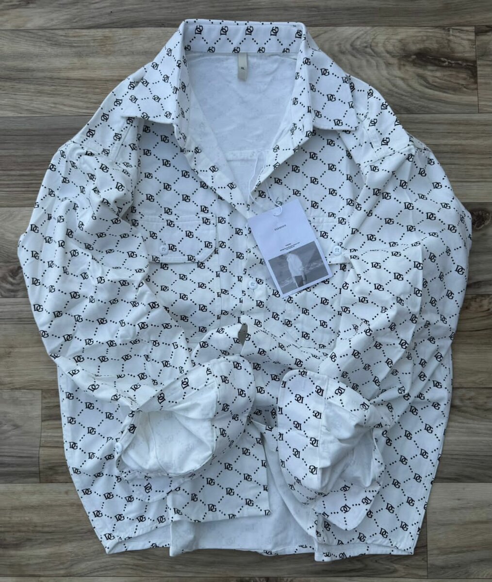 Chemise à motifs tendance
