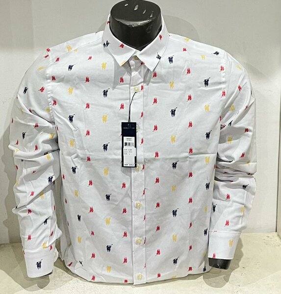 Chemise homme à motifs colorés